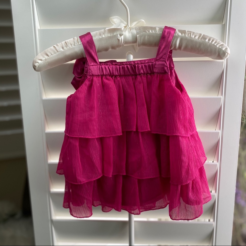 H&M Ruffled Bow Top (3-4Y) - Picture 3 of 5